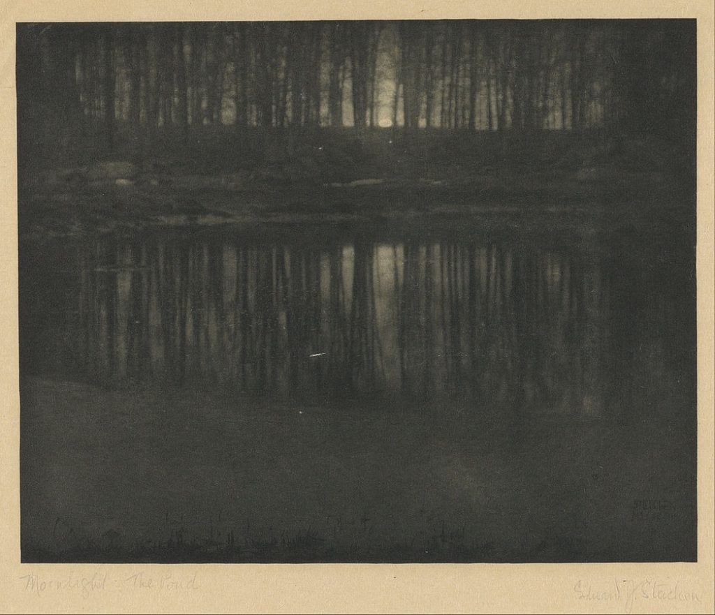 1046px-Edward_Steichen_(American_-_Moonlight-_The_Pond_-_Google_Art_Project