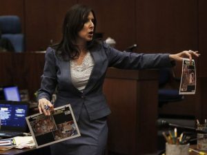 LA Deputy District Attorney Beth Silverman exhorting the jury in her closing argument. "He did it over and over and over..."