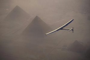 The only solar powered plane in the world, the Solar Impulse 2, made it to Cairo last Wednesday on its journey to fly around the world. The flight began in Sweden.