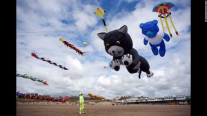 Kite lovers all across England gathered last week for the annual St. Anne's Kite Festival.