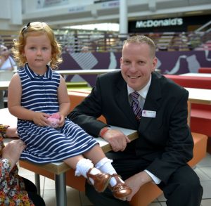 Little Millie and her savior, paramedic Steve Dawking