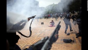 Riots continued in South Africa as students continued to battle the army and the government over a hike in tuition costs and fees.